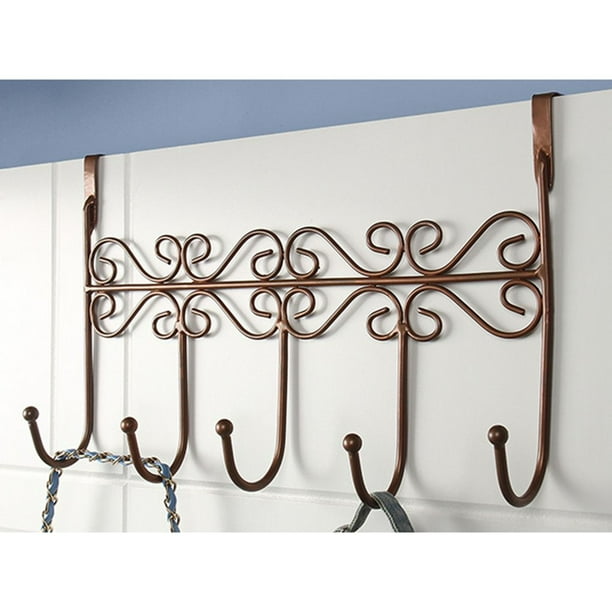 Hat Bag Towel Coat Clothes Over Door Bathroom Hanger Hanging Rack Holder 5 Hooks Hat Bag Towel Coat Clothes Over Door Bathroom Hanger Hanging Rack Holder 5 Hooks